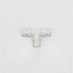 Фітінг трійник 1/4"трубка-1/4"зовнішня різьба-1/4"трубка 